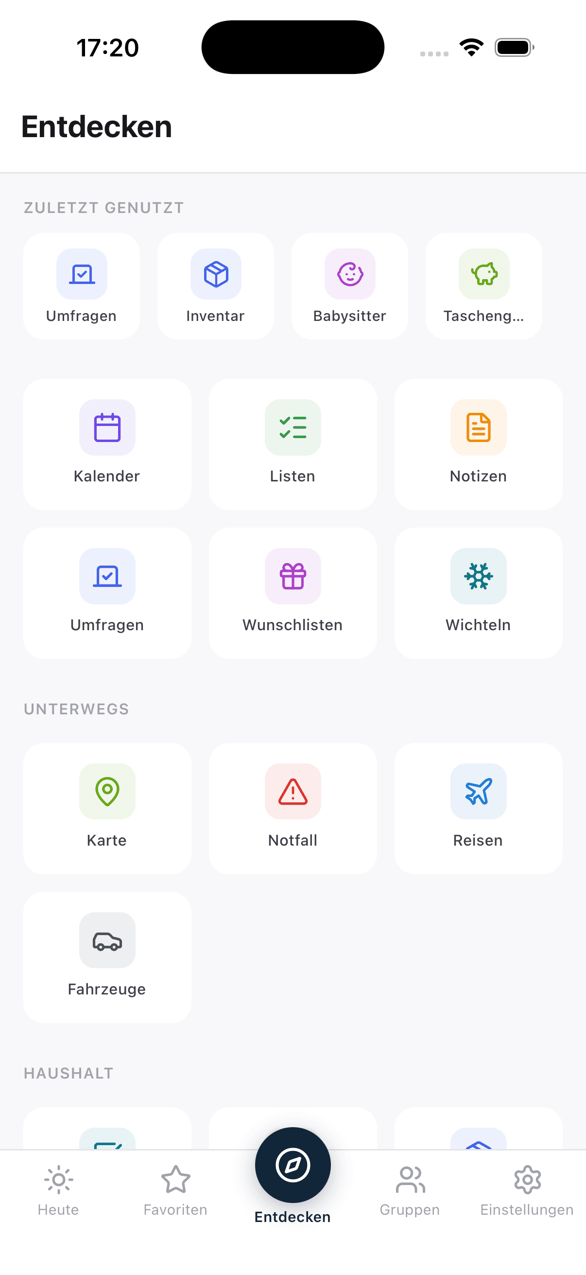 Module entdecken